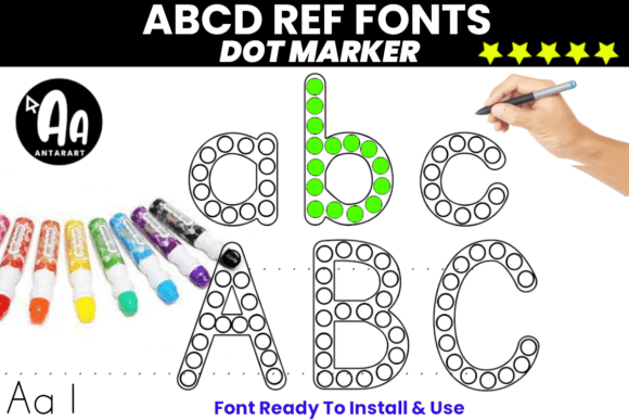 Discover the Creative Potential of the Abc Dot Marker Font