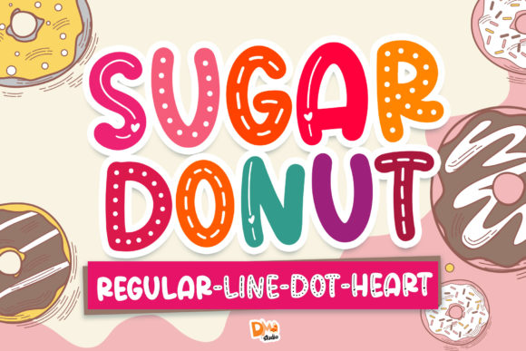 Discovering the Playful Charm of the Sugar Donut Typeface