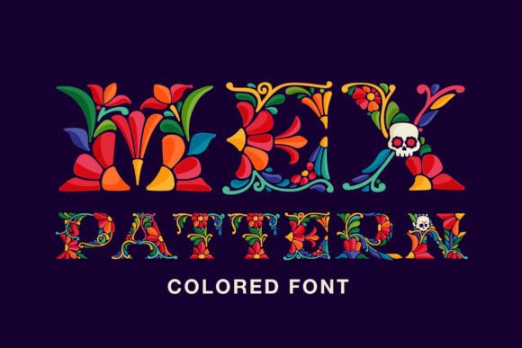 Exploring the Vibrant Mexican Pattern Typeface