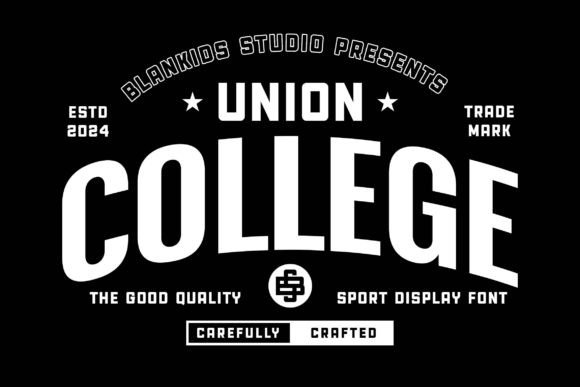 Union College Font: A Sporty Typeface for Bold Branding
