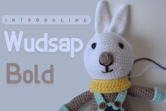 Wudsap: A Playful Display Font for Modern Creators